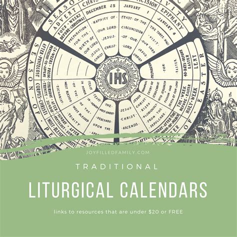 Catholic Traditional Calendar